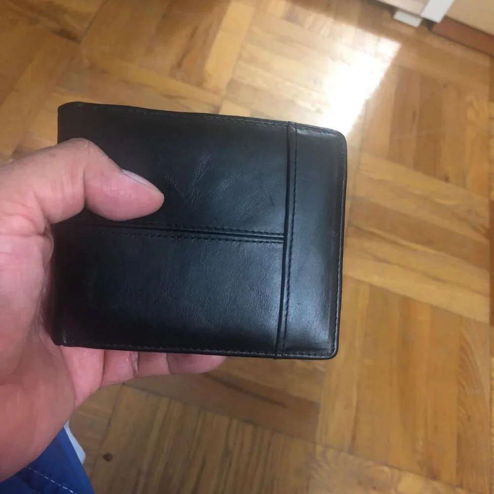Mens Wallet RFID Blocking Leather Bifold Wallets For Mens, Extra Capacity